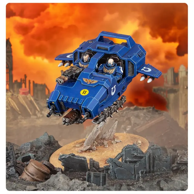 Land speeder, space marines, warhammer 40k, games workshop, model 48-107